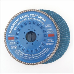Iving Brod Brusni Centar : Lamelni brusni diskovi : MAGNUM® Cool Top® INOX Lamelni brusni disk